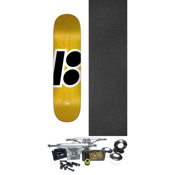 Plan B Skateboards Stained Assorted Colors Skateboard Deck - 8.37" x 32.125" - Complete Skateboard Bundle